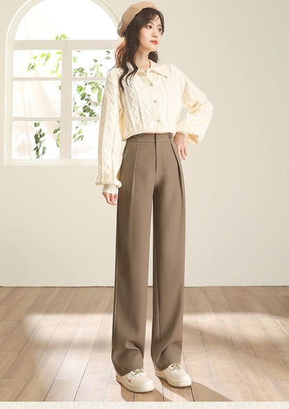 Elegant Grace Flared Trousers